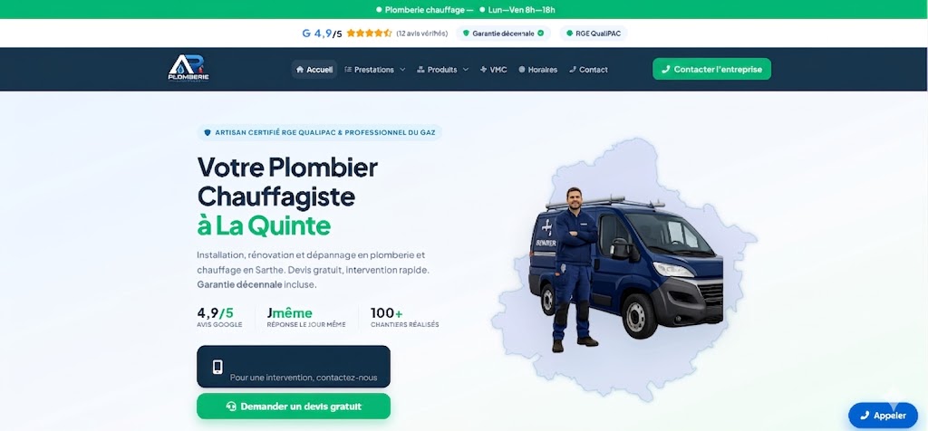 Site AP Plomberie